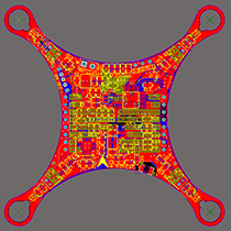 RoboFly四轴飞行器PCB图