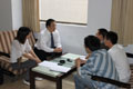 东南校报记者采访TI演讲人