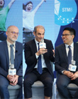 从左到右：PATRICE HAMARD，ARNAUD JULIENN，曹锦东
