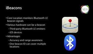 iBeacon是和蓝牙绑定的