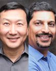 Atmosic首席执行官David Su和营销及业务拓展副总裁Srinivas Pattamatta