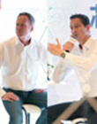 Bosch Sensortec亚太区总裁Fouad Bennini博士和Bosch Sensortec市场部全球副总裁Peter Weigand先生